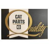 Caterpillar Quality Parts Double Sided Sign