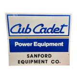 Cub Cadet Power Equipment Embossed Metal Sign