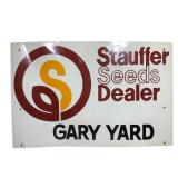 Staffer Seeds Dealer Metal Sign