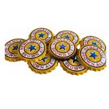 Lot of 9 New Castle Bottle Cap Metal Signs