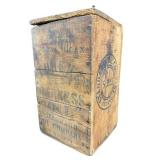 Standard Oil Company Can in Wood Crate Unopened