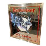 Budweiser Salutes U.S. Army Beer Mirror