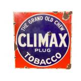 Climax Plug Tobacco Porcelain Sign
