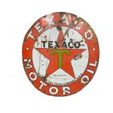 Texaco Motor Oil Porcelain
