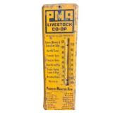 Producers Marketing Assn. Metal Thermometer