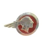 NOS Pontiac Embossed Foil/Cardboard Logo Sign