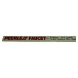 Peerless Faucet Painted Metal Sign