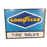 Goodyear Tire Sales Double Sided Metal Sign