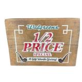 Walgreens Wooden Crate