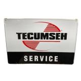 Tecumseh Service Embossed Metal Sign