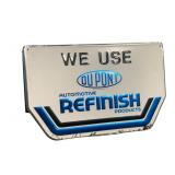 DuPont Embossed Metal Sign