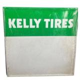 Kelly Tires Message Board Metal Sign