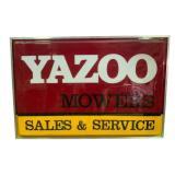 Yazoo Mowers Sales & Service Double Sided Sign