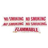 No Smoking & Flammable Metal Signs