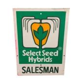 Select Seed Hybrid Metal Sign