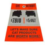 Caterpillar Advertising Poster