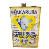 Wakarusa Pyrethrins Cattle Spray One Gallon Can