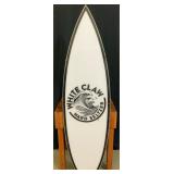 White Claw Surfboard Sign