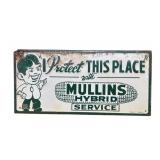 Mullins Hybrid Service Embossed Metal Sign