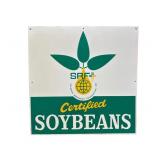 Certified Soybean Metal Sign