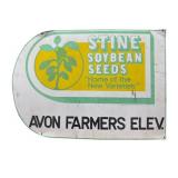 Stine Soybean Seeds Metal Sign