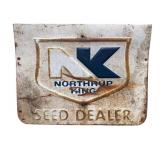 Northrup King Seed Corn Dealer Metal Sign