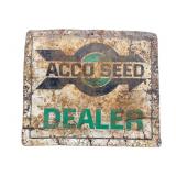 Acco Seed Dealer Metal Sign