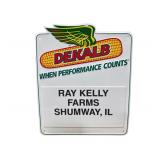 Dekalb Embossed Metal Sign