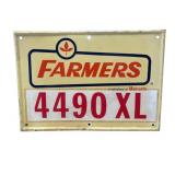 Farmers Metal Sign