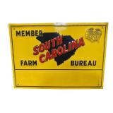 Farm Bureau Member South Carolina Metal Sign