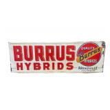 Burris Hybrids Embossed Metal Sign