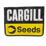 Cargill Seed Embossed Metal Sign