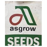 Asgrow Seed Metal Sign - No Shipping