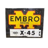 Embryo Seed Metal Sign
