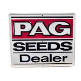 PAG Seeds Dealer Embossed Metal Sign