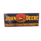 John Deere Metal Sign