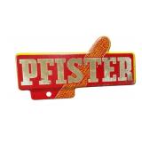 Pioneer Metal License Plate Topper