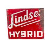 Lindsey Hybrid Embossed Metal Sign