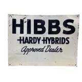 Hibbs Hardy Hybrids Embossed Metal Sign