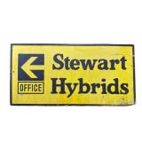Stewart Hybrids Office Sign