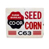 Farm Bureau CO-OP Seed Corn Sign