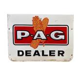 PAG Dealer Embossed Metal Sign