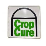 Crop Cure Embossed Metal Sign