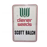 Diener Seeds Metal Sign