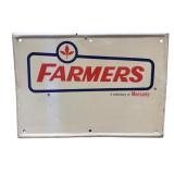 Farmers Metal Sign