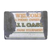 Case Farm Equipment Embossed Metal Sign