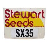 Stewart Seeds Sign