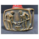 Brass Belt Buckle Frog & Switch Company