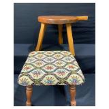 3 Legged Milking Stool and Foot Stool