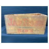 JapRose Bath Soap Wood Crate